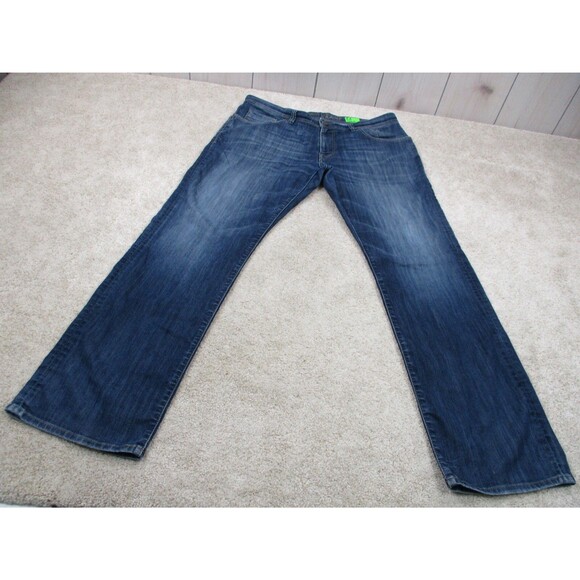 Mavi Jeans Mens 38 Blue Matt Relaxed Straight Leg Medium Wash Denim 38x33 - Picture 2 of 12